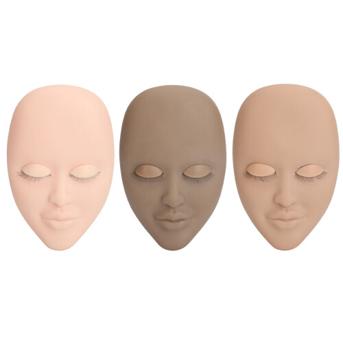 3-Farb-Wimpernmannequin mit 9 Paar austauschbaren Lidern 1