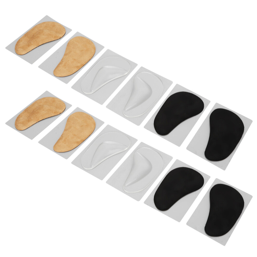 Arch Support Shoe Insoles Gel Reusable - Comfort for Plantar Fasciitis 6 Pairs
