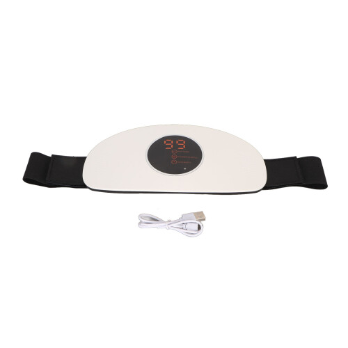 Thermisch buikpad massage oplaadbaar elektrisch tailleband wit