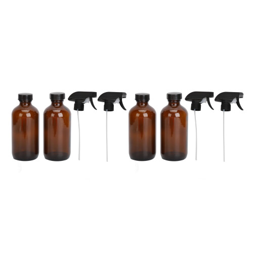4x Bernstein-Ölsprayflaschen 480ml mit Auslöser 1