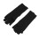 (Black) 2x Arthrose-Kompressionshandschuhe Nylon halb-fingerlos 5