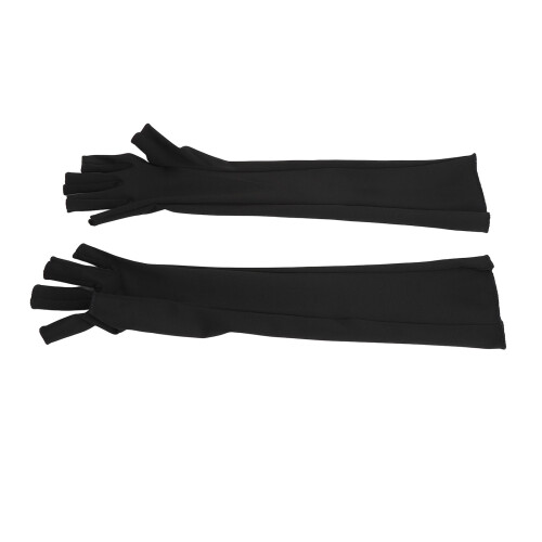 (Black) Arthritis Fingerless Gloves Black 2
