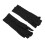 (Black) 2x Arthrose-Kompressionshandschuhe Nylon halb-fingerlos 4