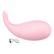 (Pink) Wiederaufladbarer Vibrationsmassager für Frauen wasserdicht pink