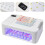 Lampada Unghie Mano Cuscino 288W 63 LED 4 Timer UV 4