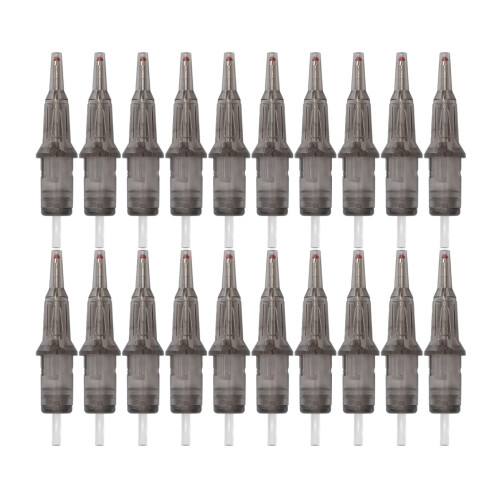 (Black) 20x Tattoo-Patronen 0,5mm 4ml schwarz 1