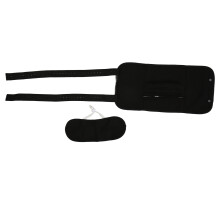 (Black) Castoröl-Pack Set Einstellbar Gurt Taille Hals Weiß