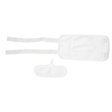 (White) Castoröl-Pack Set Einstellbar Gurt Taille Hals Weiß