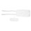 (White) Castoröl-Pack Set Einstellbar Gurt Taille Hals Weiß 1