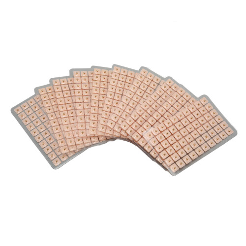 600x Ohrakupressur-Pflaster mit Pinzette 1
