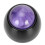 (Purple) Spiermassager Bal Zuignap 3