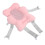 Baby Badstoel Kussen Antislip Roze 3
