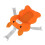 Baby Zwemkussen Oranje Varken 4