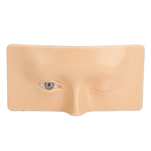 (White Skin) Makeup Practice Face Kit 4.6oz Cream 28.1ml Liquid Eyes Mannequin 1