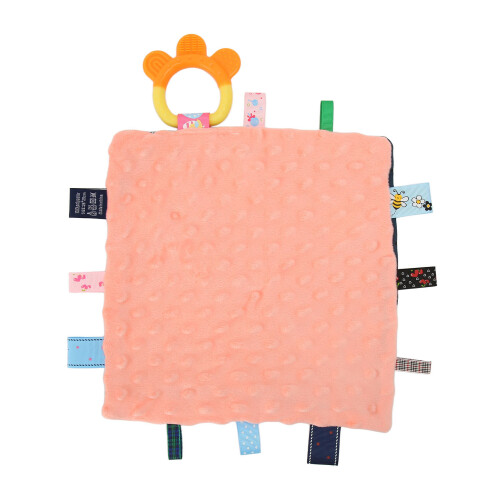 Baby-Sicherheitsdecke Baumwolle Weich Farben Tags Sensorik