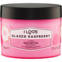 I Love, Signature Collection, Vegan, Hydrating, Glazed Raspberry, Body Butter, 330 ml