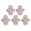 (L) 5Pcs Reusable Cotton Menstrual Pads Washable Breathable 2