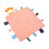 Baby-Sicherheitsdecke Baumwolle Weich Farben Tags Sensorik 5