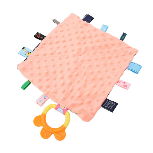 Baby-Sicherheitsdecke Baumwolle Weich Farben Tags Sensorik 2