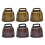 6Pcs Djurklockor Beteshästar Pendants För Häst Får 3