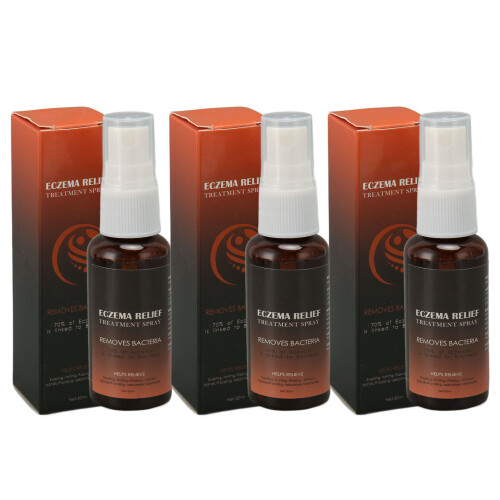 3x Eczema Spray 30ml Skin Itch Relief