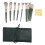 14-teiliges Make-up-Pinselset Synthetik mit PU-Tasche 1
