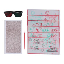 Red Green Fixed Vectograms Eye Training Chart