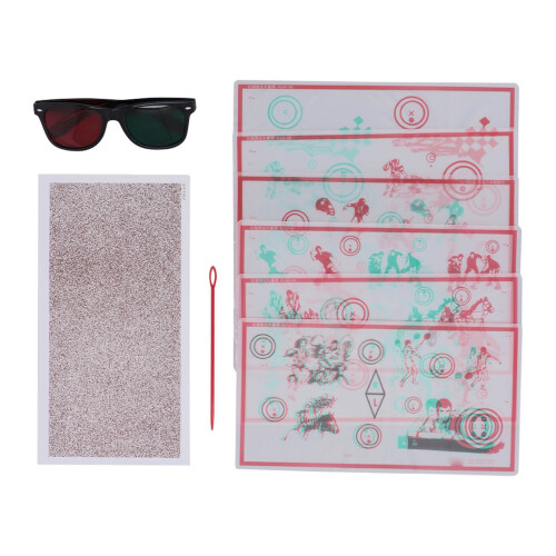 Red Green Fixed Vectograms Eye Training Chart