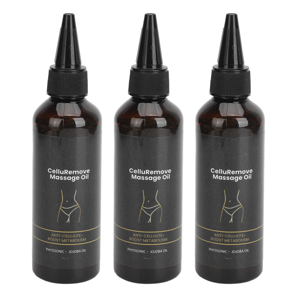 3pcs Cellulite Massage Oil 100ml Moisturizing Skin Tightening
