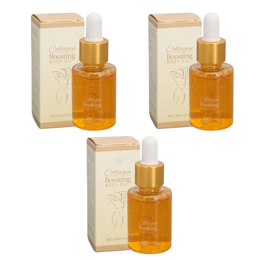 3Pcs Collagen Body Oil 30ml Skin Firming Abdomen Arm Breast Buttock