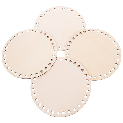 4St Väska Diy Stickning Virkad Formningsbas Med Hål 15Cm