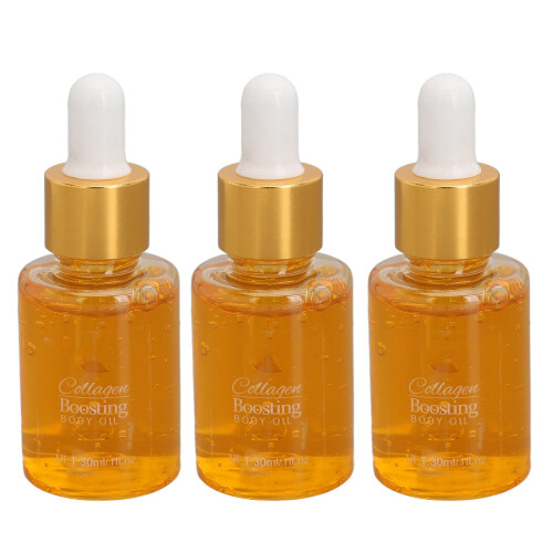 3x Kollagen-Körperöl 30ml Straffend Bauch, Arm, Brust, Po 1