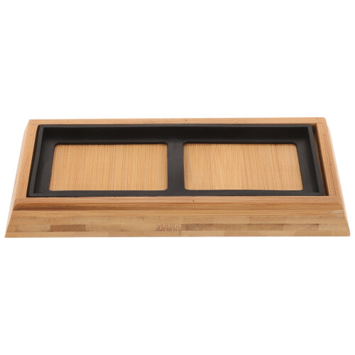 Lot Support Pour Pierre À Aiguiser En Bambou Base Accessoire Whetstone 1