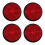 4Pcs Cykelreflektor Varningsreflektor Cykeltillbehör 1