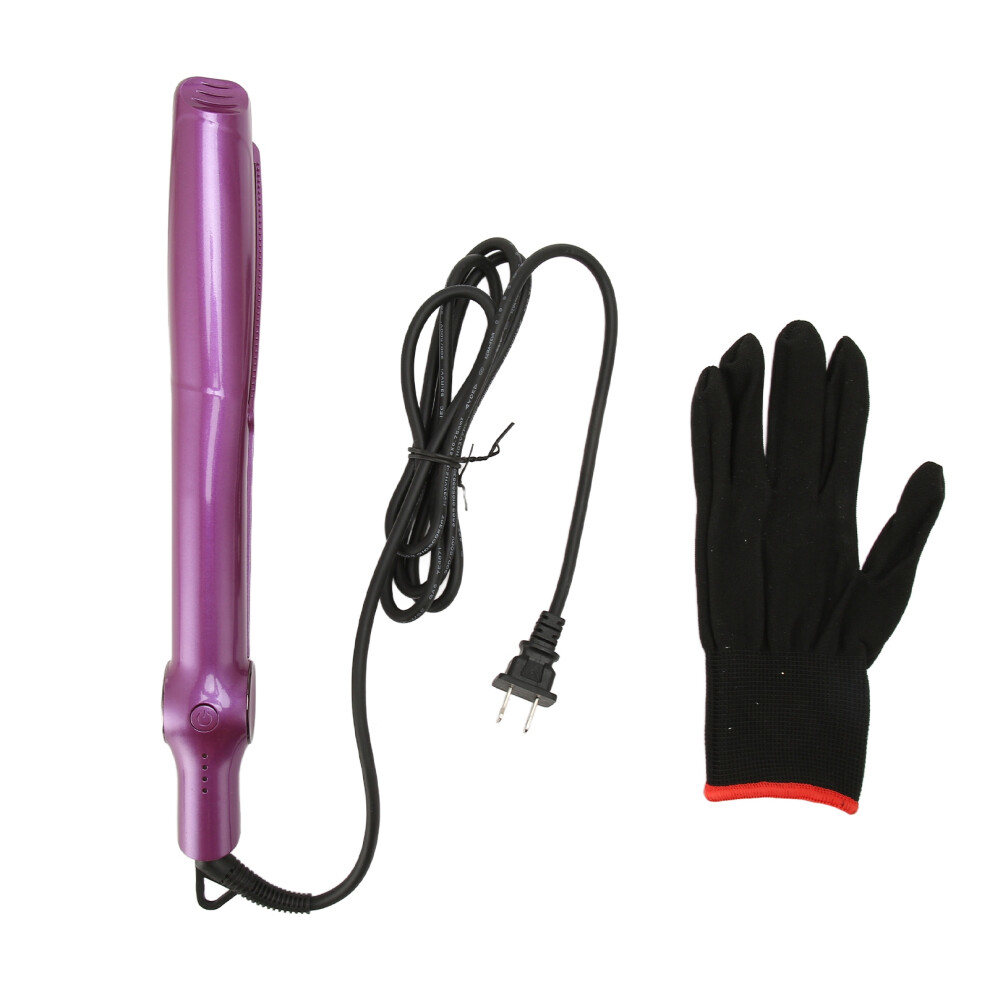 2 in 1 Hair Straightener Negative Ion Ceramic Quick Heat 100-240V