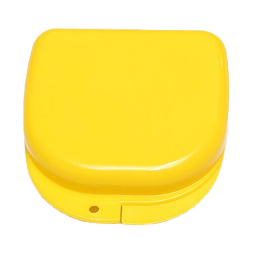 (Yellow) Geel Draagbare Retainer Doos Stofvrij