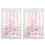 2x Stern-Akne-Pflaster Hydrokolloid rosa 1