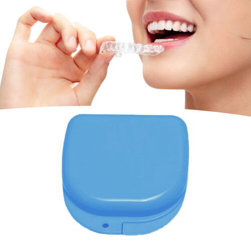 (Skyblue) Geel Draagbare Retainer Doos Stofvrij 2