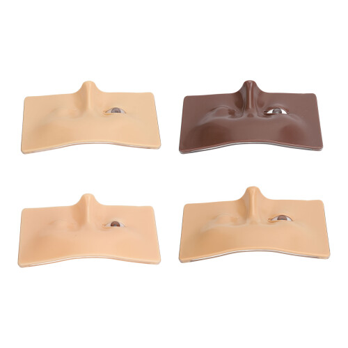 Reusable 3D Makeup Practice Face Silicone Mannequin 4 Colors 1