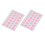 2x Stern-Akne-Pflaster Hydrokolloid rosa 4
