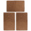 3Pcs Kokosfiber Matta För Reptiler Sovunderlag (50 X 30 Cm) 1