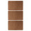 3Pcs Kokosfiber Matta För Reptiler Sovunderlag (50 X 30 Cm) 3