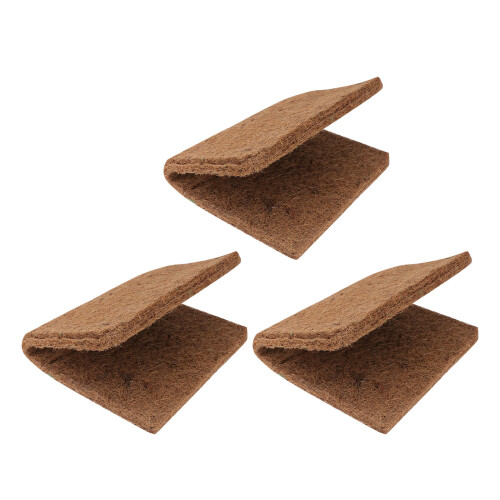 3Pcs Kokosfiber Matta För Reptiler Sovunderlag (50 X 30 Cm) 1