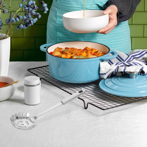 Stainless Steel Pasta Server Spaghetti Sked Nudelklo 2