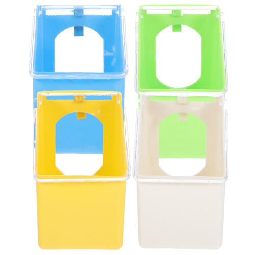 4Pcs Hängande Matningslåda Flerväxlad