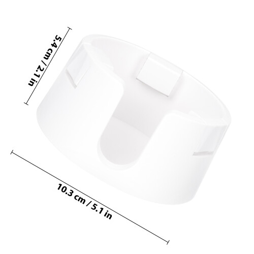 Plastic Anti-Spil Bekerhouder Voor Boot En Bureau Wit Design 1