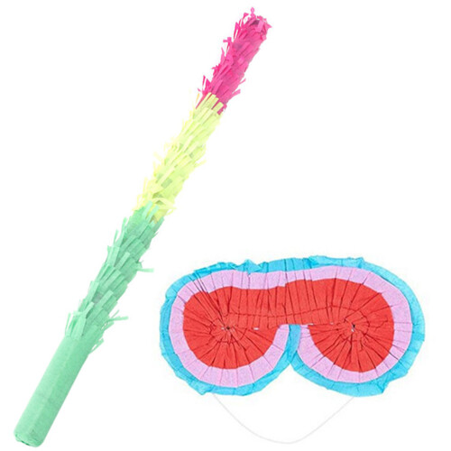 1 Set Piñatakäppar, Piñataglasögon Av Papper, Festlig Käpp För
