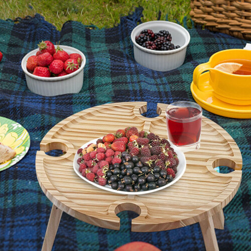 Lågt Bord Fällbart För Camping Picknick Resor Strand 1