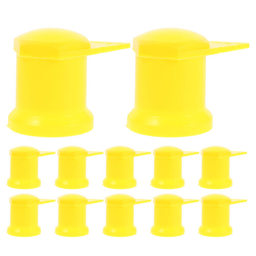 12Pcs Lösa Hjulmutkontrollindikator För - Gul