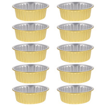 10Pcs Aluminiumfolie Lådor För Grilling Baka